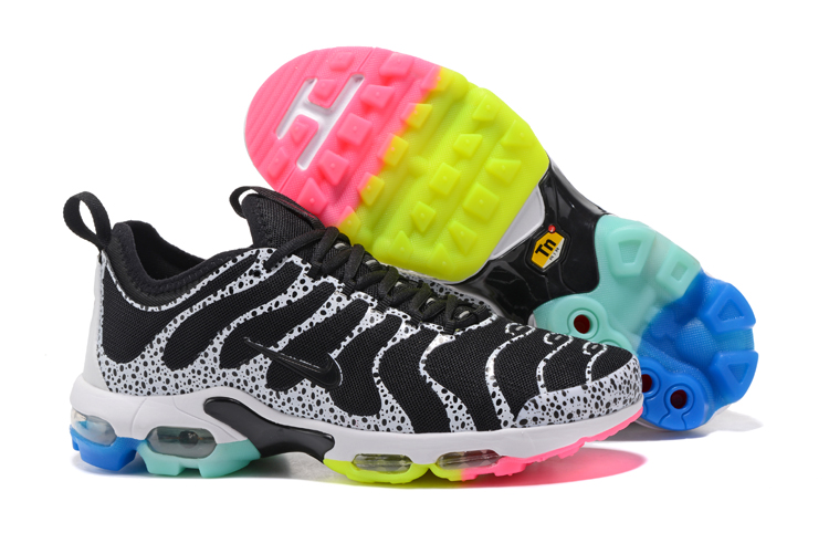 Nike Air Max Plus TN Black White Colorful Shoes